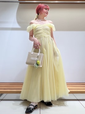 「ドレスアップ」｜FURFURさん（レディース・154cm）の春コーディネート