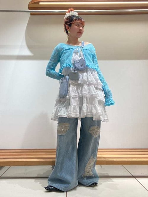 新品 未使用 FURFUR ファーファー 花柄 フリル キャミソール チュニック RWFT251073_p_27_LL.jpg