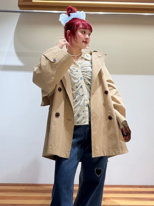 パッチワークデニムパンツ（デニムパンツ）｜FURFUR（ファーファー）の