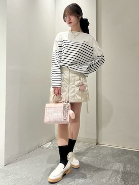 「FURFUR（ファーファー）のアイテム」を使った、FURFURさん（レディース・157cm）の春コーディネート