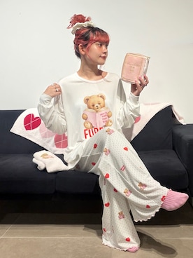 「アイテム（その他ルームウェア）」を使った、FURFURさん（レディース・154cm）の秋コーディネート