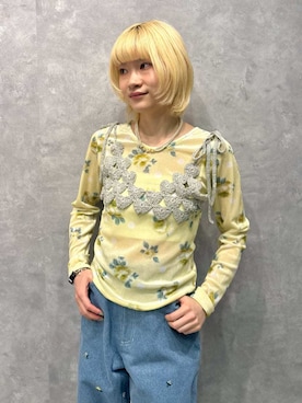 「FURFUR（ファーファー）のアイテム」を使った、FURFURさん（レディース・152cm）の春コーディネート