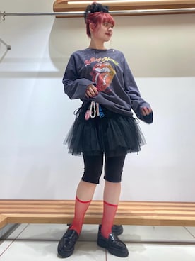 「プリーツ」｜FURFURさん（レディース・154cm）の秋コーディネート