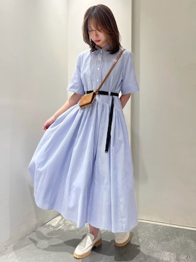 「FURFUR（ファーファー）のアイテム」を使った、FURFURさん（レディース・157cm）の春コーディネート