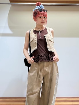 FURFURさん(レディース・154cm)の夏コーディネート