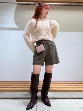 FURFURさん（レディース・154cm）の冬コーディネート