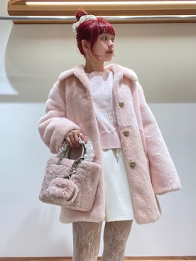 「アイテム（スマホグッズ）」を使った、FURFURさん（レディース・154cm）の秋コーディネート