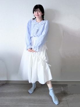「Loueme（ルエム）のアイテム」を使った、さとさん（骨格ウェーブ・レディース・154cm）の秋コーディネート