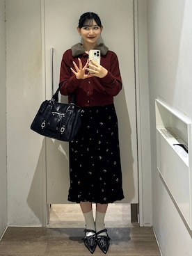「JEANASIS（ジーナシス）のアイテム（パンプス）」を使った、uta__17さん（レディース・155cm）の秋コーディネート