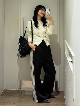「JEANASIS（ジーナシス）のアイテム（パンプス）」を使った、uta__17さん（レディース・155cm）の秋コーディネート