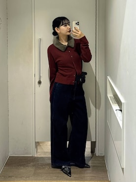 「JEANASIS（ジーナシス）のアイテム（パンプス）」を使った、uta__17さん（レディース・155cm）の秋コーディネート