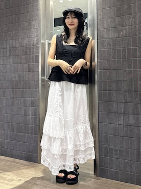 「JEANASIS（ジーナシス）のアイテム（トップス）」を使った、uta__17さん（レディース・155cm）の春コーディネート