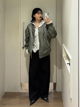 「JEANASIS（ジーナシス）のアイテム（パンプス）」を使った、uta__17さん（レディース・155cm）の秋コーディネート