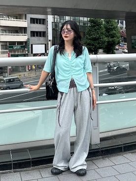 「JEANASIS（ジーナシス）のアイテム」を使った、uta__17さん（レディース・155cm）の夏コーディネート