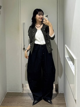 「JEANASIS（ジーナシス）のアイテム（パンプス）」を使った、uta__17さん（レディース・155cm）の秋コーディネート