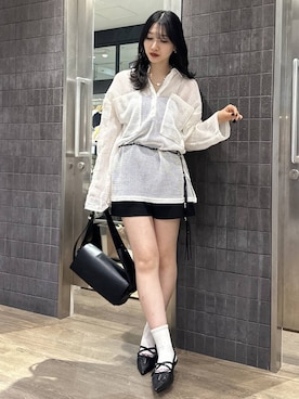 「JEANASIS（ジーナシス）のアイテム（バッグ）」を使った、uta__17さん（レディース・155cm）の春コーディネート