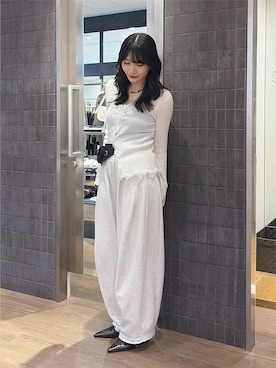 「JEANASIS（ジーナシス）のアイテム（パンプス）」を使った、uta__17さん（レディース・155cm）の秋コーディネート