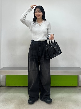 「アイテム（ボストンバッグ）」を使った、uta__17さん（レディース・155cm・20代）の夏コーディネート