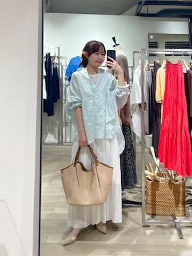 「アイテム（パンプス、ベージュ系）」を使った、rd_sumireさん（レディース・158cm）の夏コーディネート