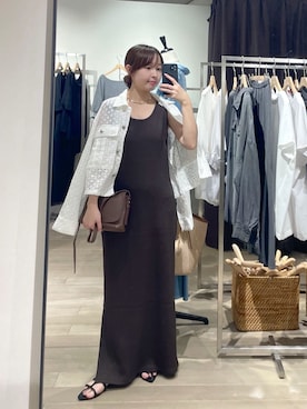 「着回しコーデ」｜「アイテム（その他アウター）」を使った、rd_sumireさん（レディース・158cm）の夏コーディネート