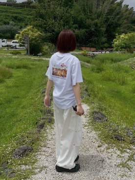 「Onitsuka Tiger（オニツカタイガー）のアイテム」を使った、miu2464さん（レディース・158cm）の夏コーディネート