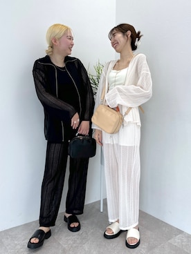 「FOREVER 21（フォーエバー トゥエンティーワン）のアイテム（タンクトップ）」を使った、forever21_officialさん（レディース・165cm）の春コーディネート