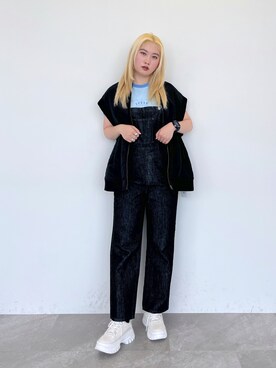 「FOREVER 21」｜「アイテム（オールインワン・サロペット）」を使った、forever21_officialさん（レディース・165cm）の春コーディネート
