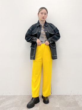 「FOREVER 21（フォーエバー トゥエンティーワン）のアイテム（デニムジャケット）」を使った、forever21_officialさん（レディース・165cm）の春コーディネート