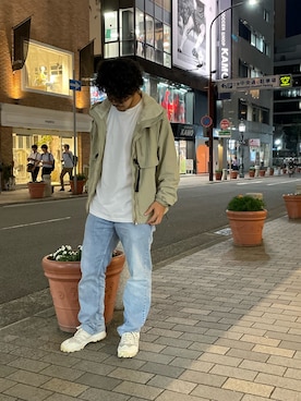 「CANAL JEAN（キャナルジーン）のアイテム（ジャケット/アウター）」を使った、mikiさん（メンズ・175cm）の秋コーディネート