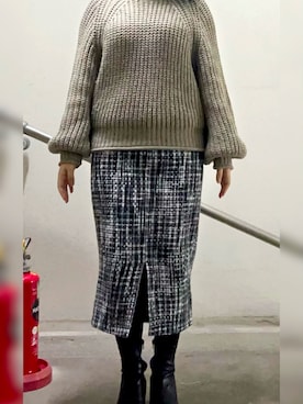 「CLEIO（クレイオ）のアイテム」を使った、sakuraminoruさん（レディース・155cm）の冬コーディネート