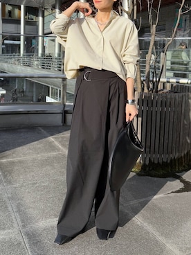 「アイテム（その他シューズ）」を使った、AMIさん（レディース・159cm）の冬コーディネート