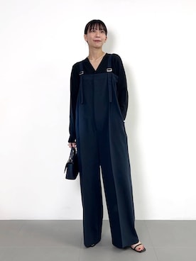 「アイテム（バングル/リストバンド）」を使った、AMIさん（レディース・159cm）の春コーディネート