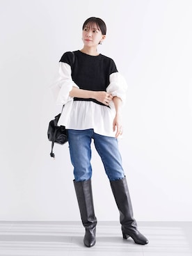 AMIさん（レディース・159cm）の冬コーディネート