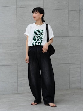 「アイテム（チョーカー）」を使った、AMIさん（レディース・159cm）の夏コーディネート