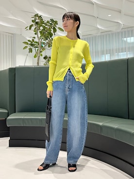 「BARNYARDSTORM（バンヤードストーム）のアイテム（デニムパンツ）」を使った、AMIさん（レディース・159cm）の夏コーディネート