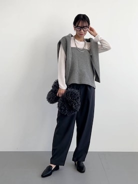 AMIさん（レディース・159cm）の冬コーディネート