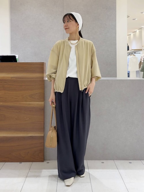 【新品】バンヤードストーム 中綿ZIPブルゾン【撥水】 アウター　ベージュ 楽天市場】【SALE／40%OFF】畔編みZIPブルゾン＜ハンド