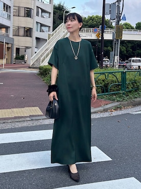 「アイテム（シュシュ）」を使った、AMIさん（レディース・159cm）の夏コーディネート