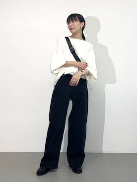 「surt（サート）のアイテム」を使った、AMIさん（レディース・159cm）の春コーディネート