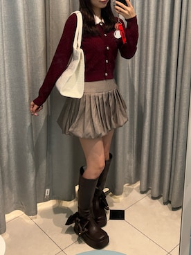 ゆつきさん（骨格ウェーブ・レディース・161cm）の秋コーディネート