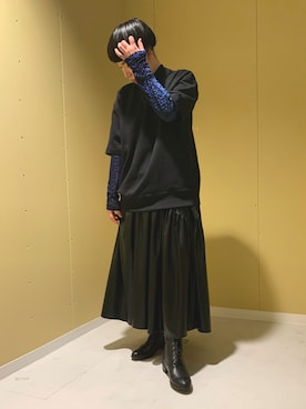 HIMIKO　髙島屋京都店さん（レディース・160cm）の冬コーディネート