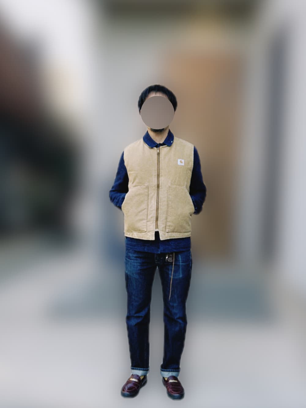 k*A様 Carhartt ベージュ ダウンベスト M Carhartt ベージュ ベスト 【公式通販】