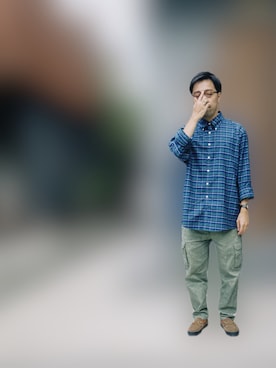 「BROOKS BROTHERS（ブルックスブラザーズ）のアイテム（シャツ/ブラウス）」を使った、taichimachimaさん（メンズ・168cm）の秋コーディネート