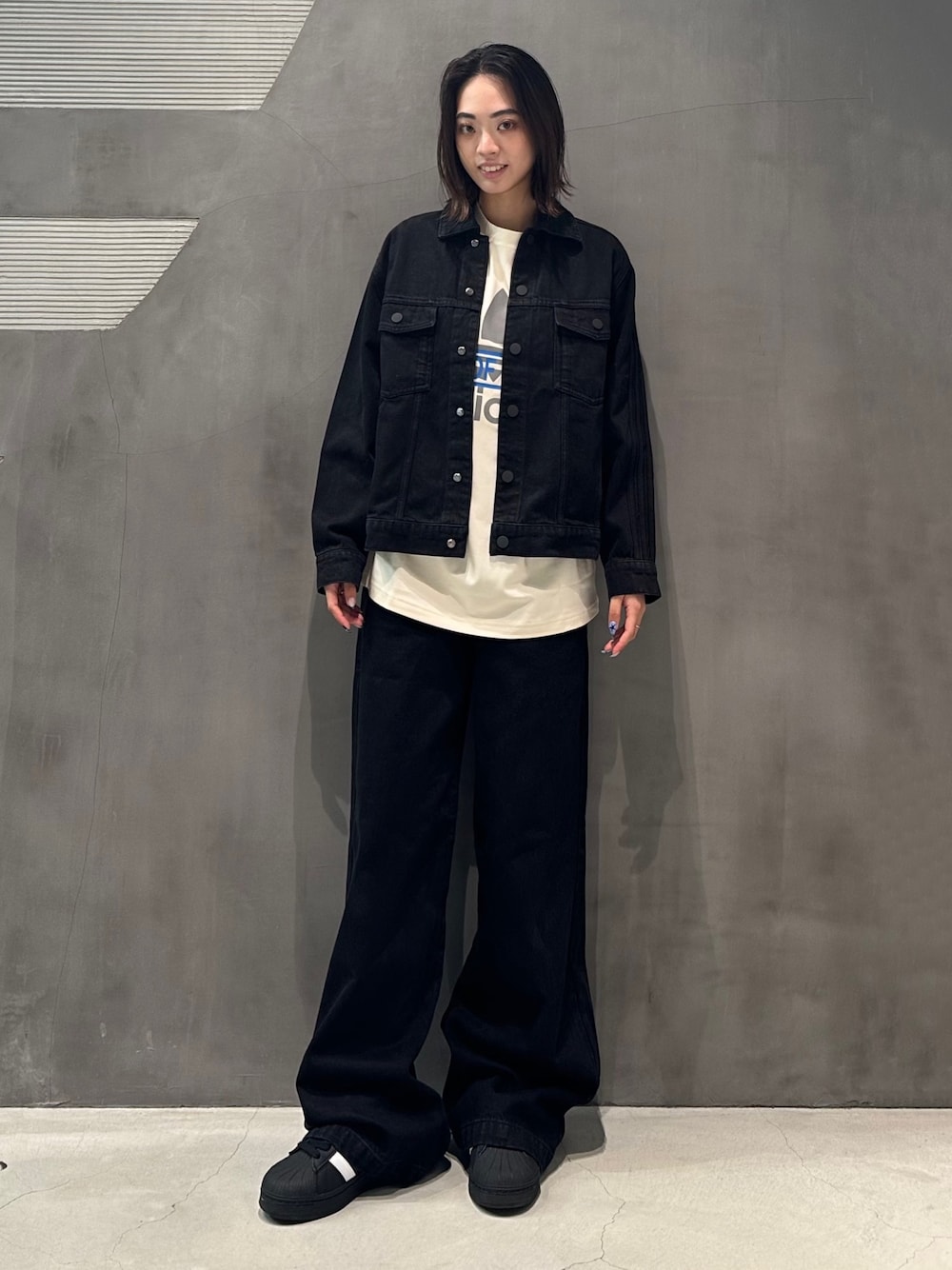 【セットアップ】adidas アディダス　デニムジャケット デニムパンツ セットアップ】adidas アディダス デニムジャケット デニム