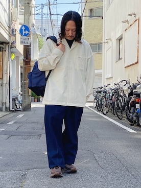 「LACOSTE（ラコステ）のアイテム」を使った、maaashiiiiiiさん（メンズ・167cm）の春コーディネート