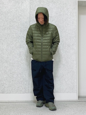 LACOSTEのダウンジャケット/コート（グリーン系）を使った人気