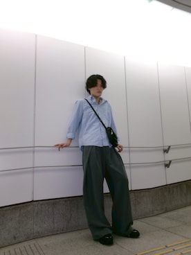 「SINSS（シンス）のアイテム」を使った、Minosinさん（メンズ・171cm）の夏コーディネート