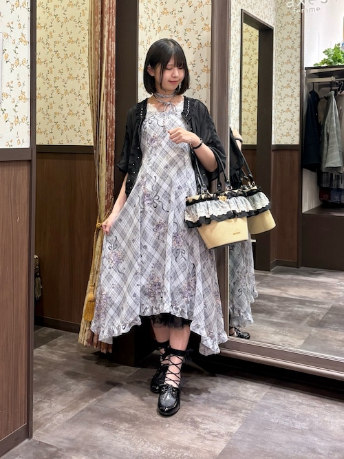 ロージーチェックキャミワンピース（ワンピース）｜axes femme