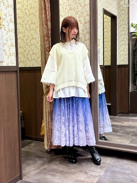 「アイテム（ボストンバッグ）」を使った、白あんさん（レディース・162cm）の秋コーディネート
