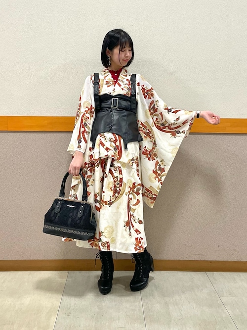 Amavel,Axes femme その他ワンピース 6着まとめ売り セール】スカラップ刺繍バイカラーワンピース（ワンピース